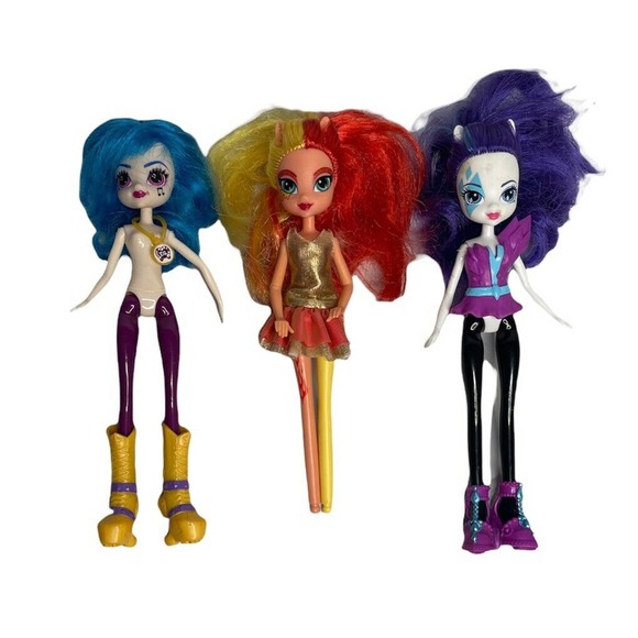 Hasbro Other - Lot of 3 My Little Pony MLP Equestria Girl 9” Toy Dolls Hasbro